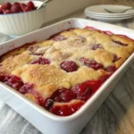 Classic Cherry Dump Cake Recipe – Easy, Quick & Delicious 9 Classic Cherry Dump Cake with golden topping and bubbly cherry filling