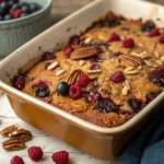Paleo dump cake served hot