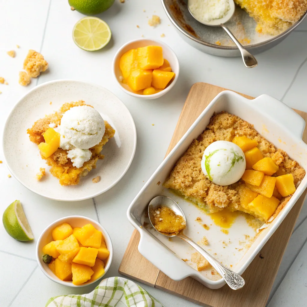 Tropical Mango Dump Cake Recipe – Simple, Sweet, and Perfect 10 Mango dump cake tropical variations