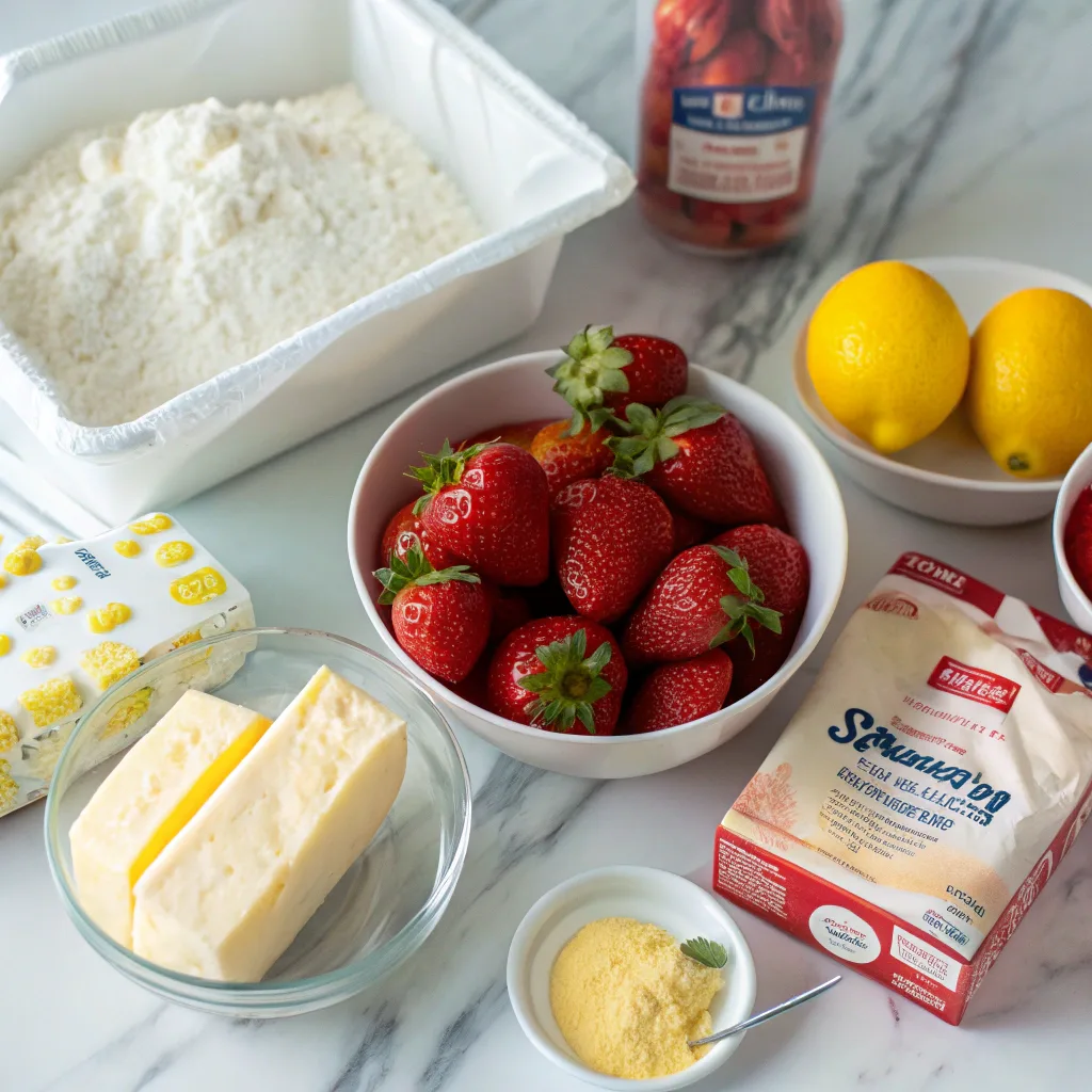 Strawberry Dump Cake with Fresh Berries: Easy, Family-Favorite Dessert 7 Ingredients for strawberry dump cake