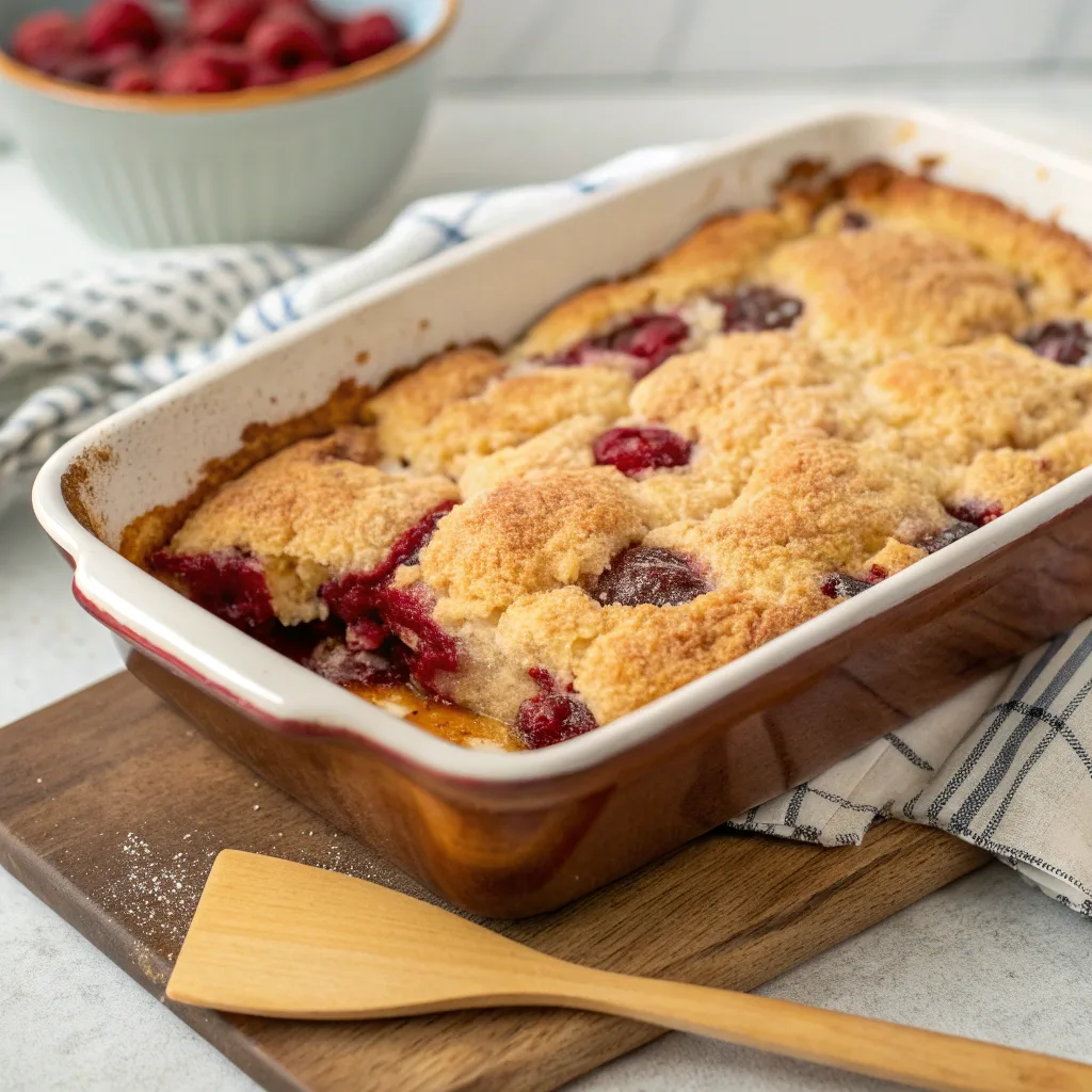 High-Protein Dump Cake with Greek Yogurt – Moist, Delicious, and Healthy 10 Baking high-protein dump cake