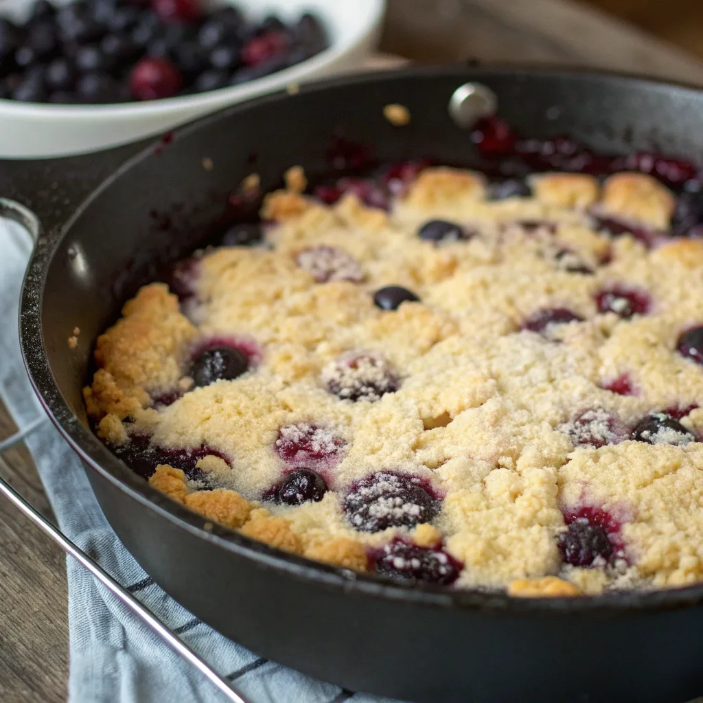 Keto Blueberry Lemon Dump Cake – Quick & Family-Friendly Dessert 10 Baking Keto Blueberry Lemon Dump Cake