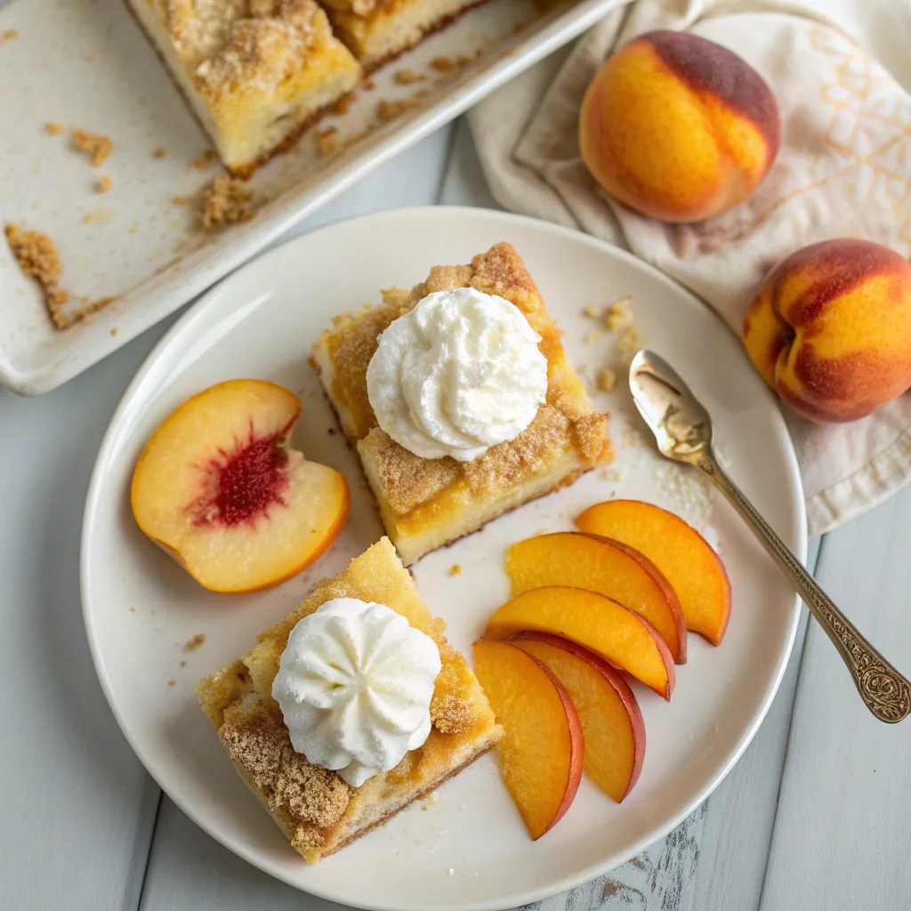 Low-Fat Peach Dump Cake Recipe: Light, Juicy, and Delicious 11 Variations of Low-Fat Peach Dump Cake