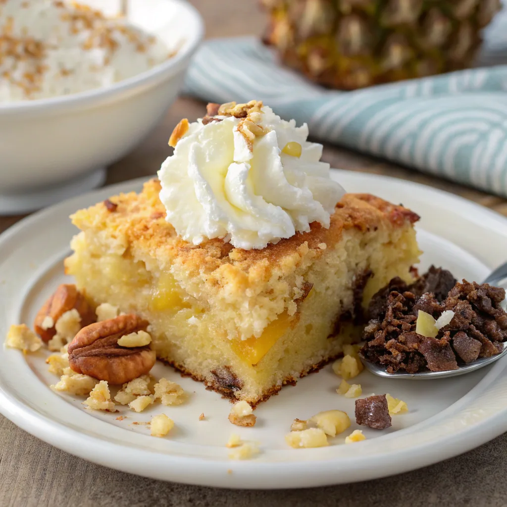 Variations of Coconut Pineapple Dump Cake