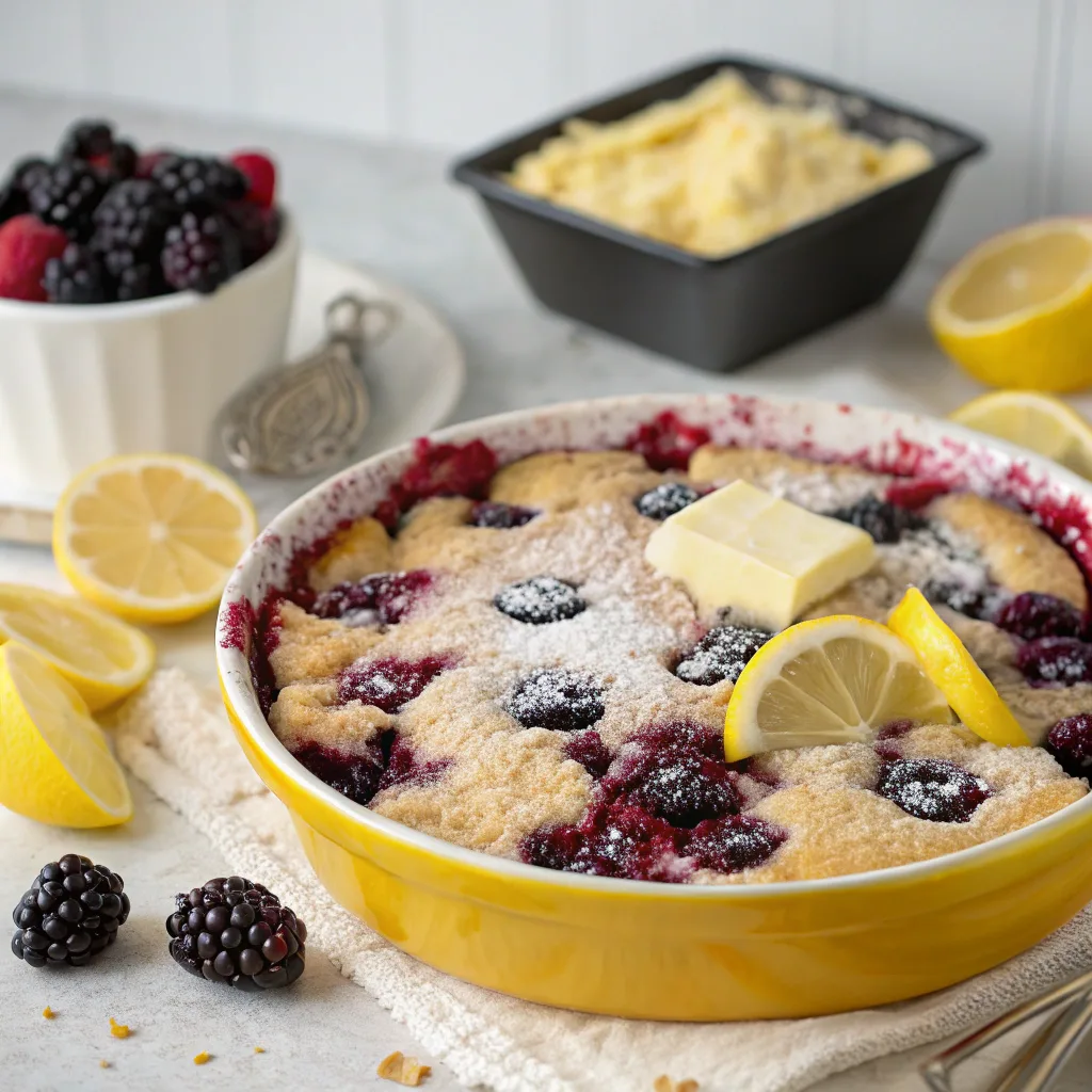 13 Irresistible Berry Dump Cakes You Can Make in Minutes 5 Blackberry Lemon Dump Cake