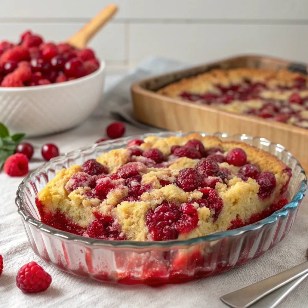 13 Irresistible Berry Dump Cakes You Can Make in Minutes 3 Cranberry Raspberry Dump Cake
