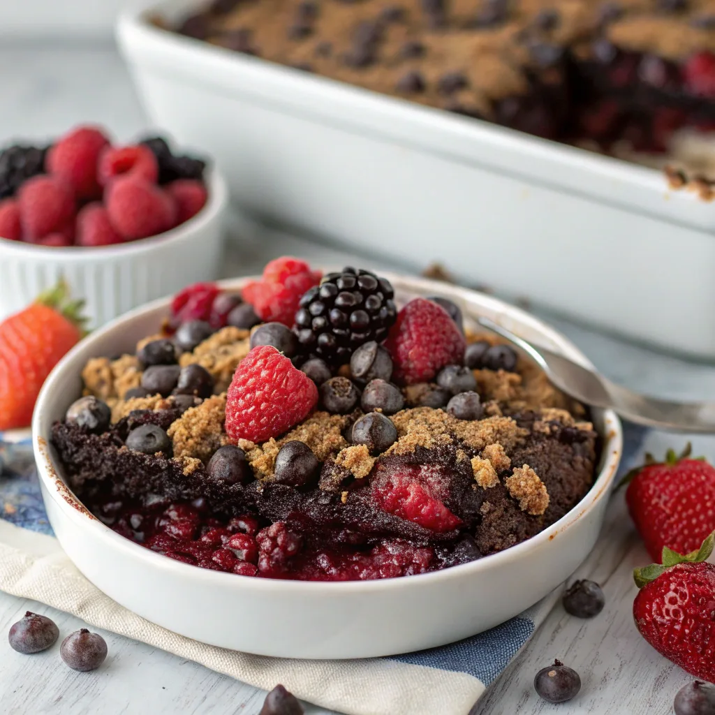 13 Irresistible Berry Dump Cakes You Can Make in Minutes 13 Mixed Berry Chocolate Dump Cake