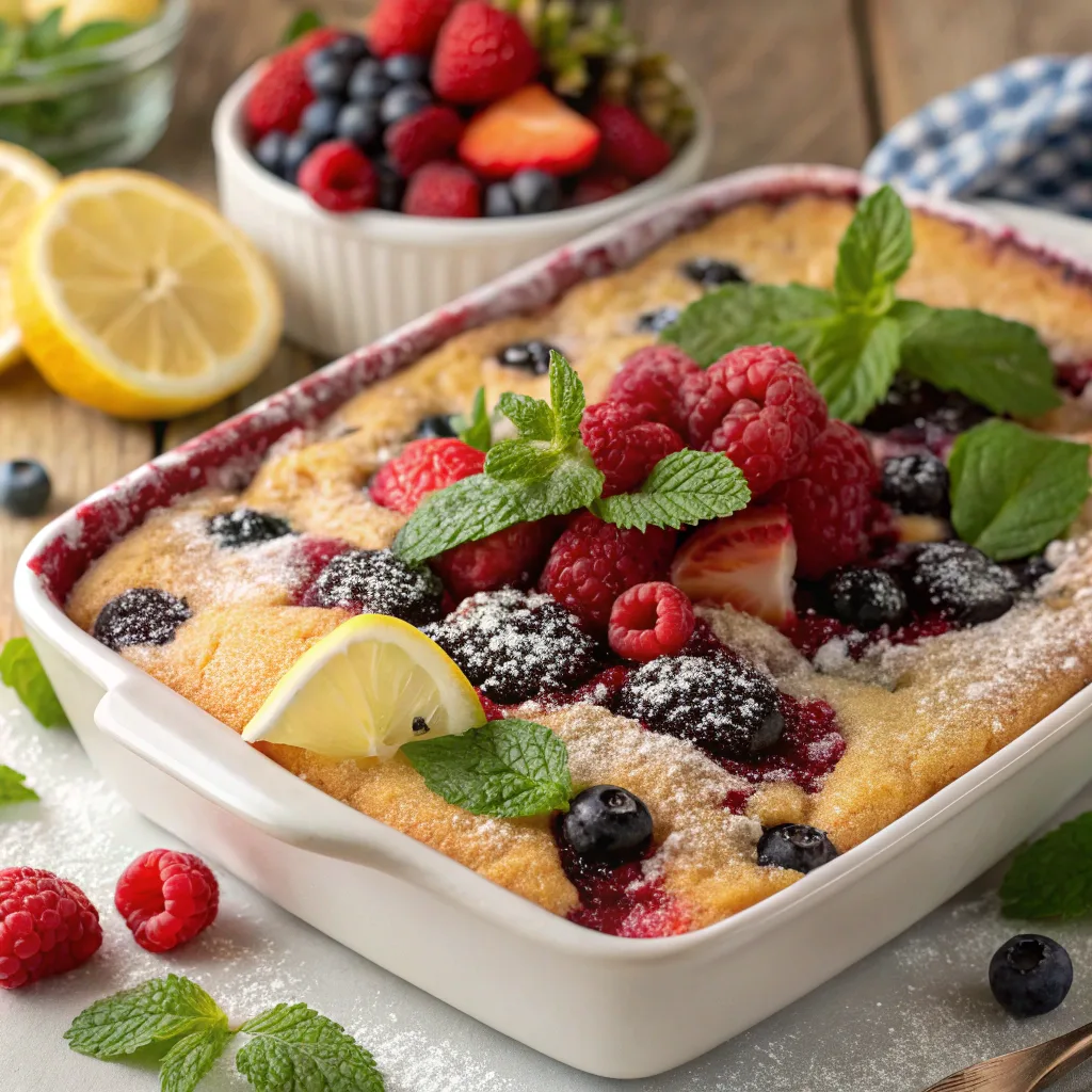 13 Irresistible Berry Dump Cakes You Can Make in Minutes 10 Mixed Berry Lemon Dump Cake
