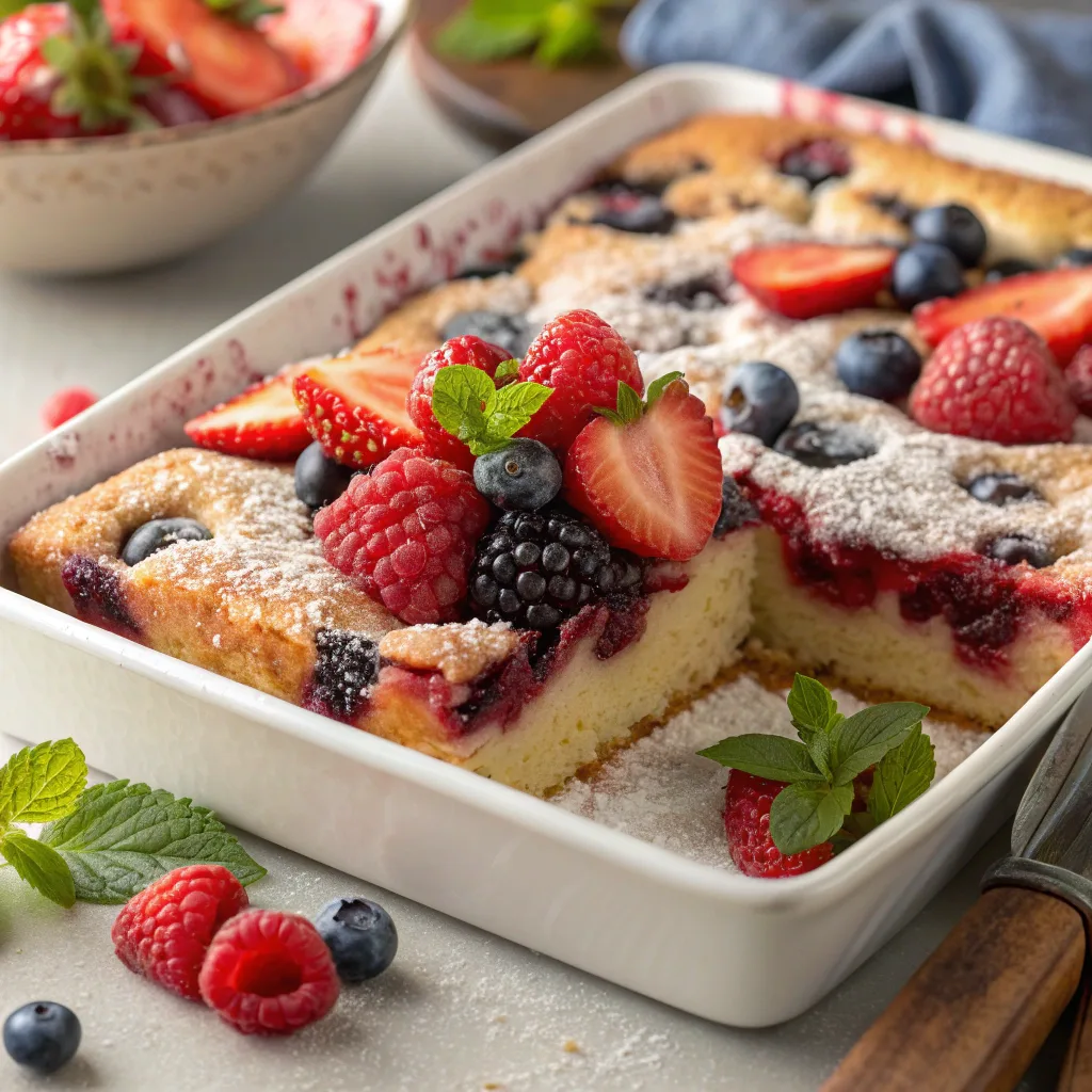 13 Irresistible Berry Dump Cakes You Can Make in Minutes 4 Triple Berry Dump Cake