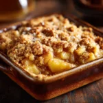 Mini Apple Crisp Dump Cakes Pioneer Woman Style – Quick Recipe 12 Classic apple crisp dump cake served hot