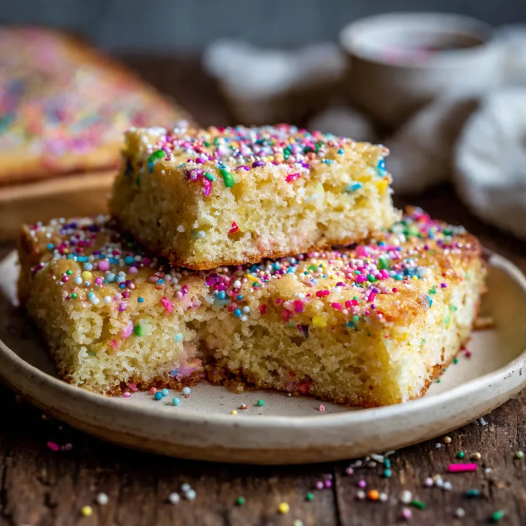 Gluten-Free Sugar Cookie Dump Cake Close-Up