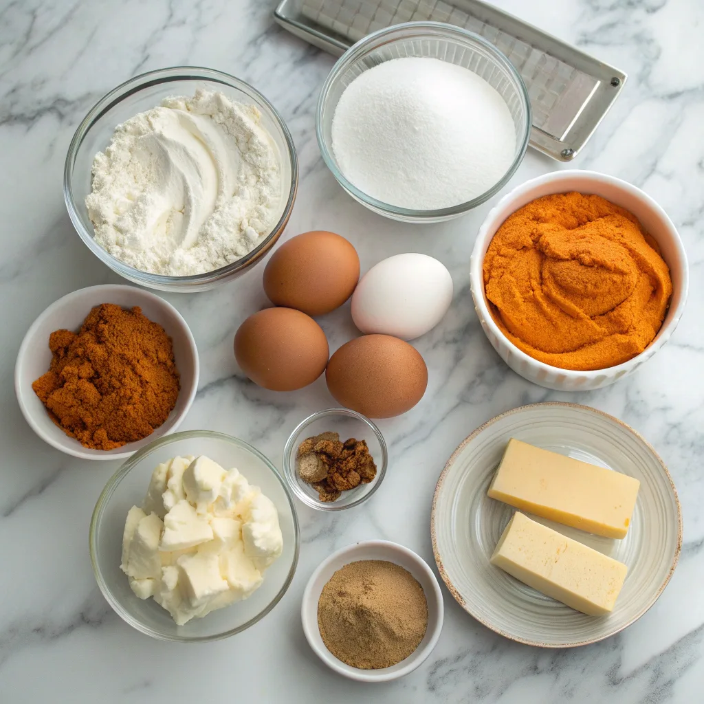 Pumpkin Cheesecake Dump Cake – The Best Holiday Dessert Recipe 9 ingredients for pumpkin cheesecake dump cake