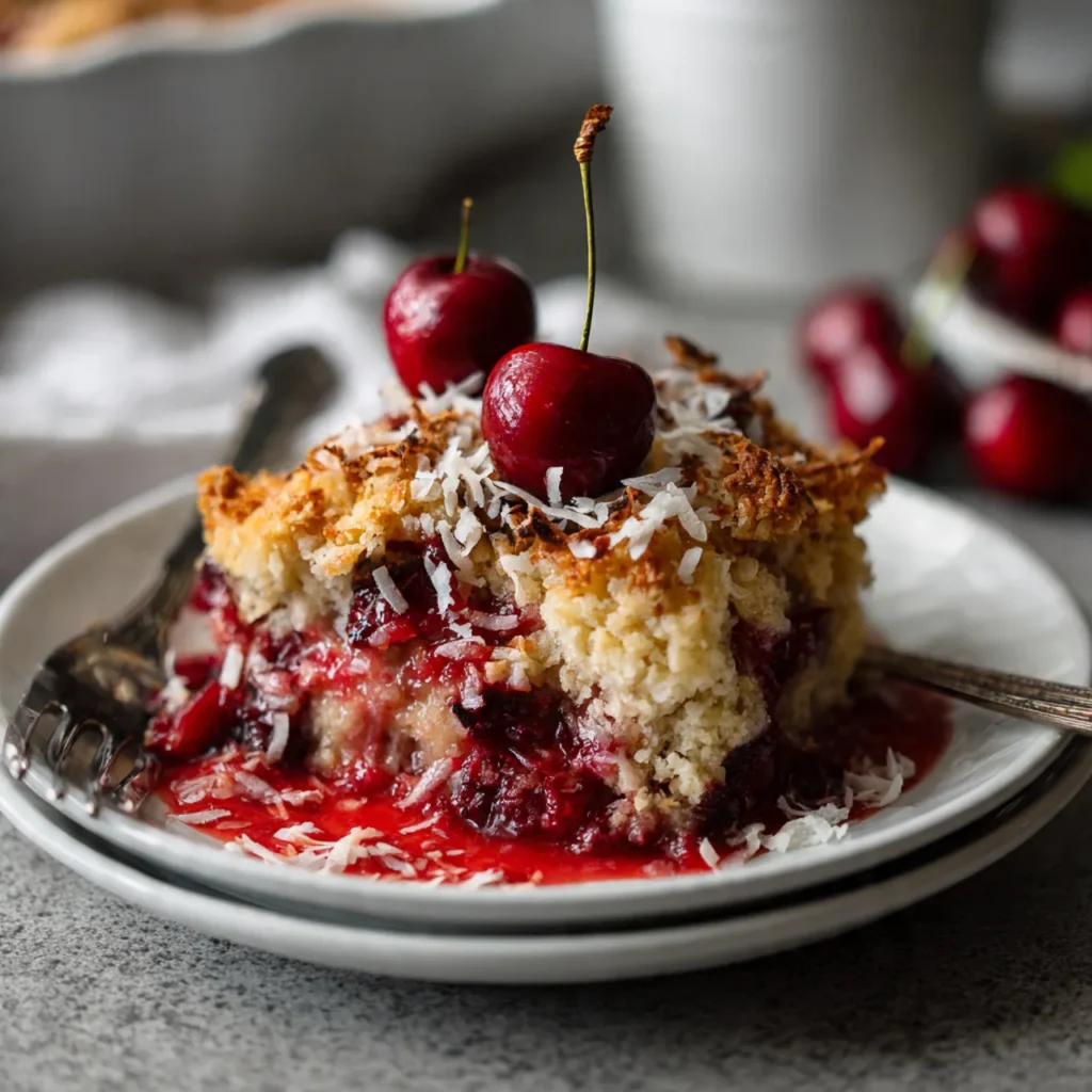 Cherry Apple Dump Cakes – Quick, Delicious One-Pan Desserts 3 Cherry Coconut Dump Cake