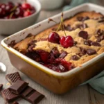 Black Forest Cherry Dump Cake – Classic Chocolate & Cherry in Minutes 12 Black Forest Cherry Dump Cake served warm