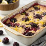Blackberry Lemon Dump Cake – Sweet, Tangy, and Simple to Make 12 Blackberry Lemon Dump Cake served hot