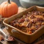 Pumpkin Pecan Dump Cake – Sweet, Crunchy, and Irresistible 12 Pumpkin pecan dump cake served warm
