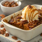Caramel Swirl Pumpkin Dump Cake – Creamy, Gooey, One-Pan Dessert 12 Caramel Swirl Pumpkin Dump Cake served hot