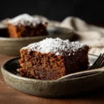 Easy Vegan Gingerbread Dump Cake for Cozy Winter Nights 12 vegan gingerbread dump cake served hot