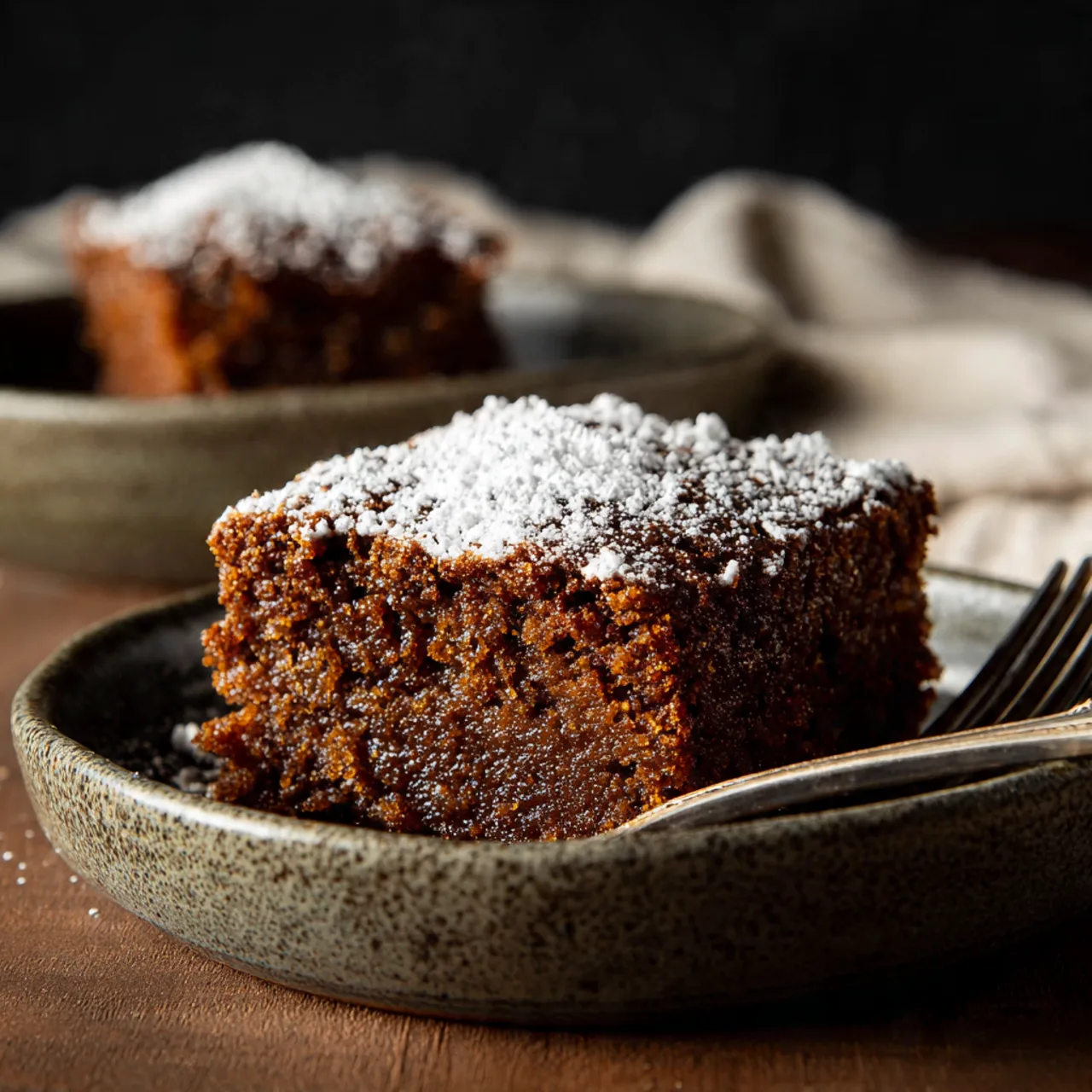 Easy Vegan Gingerbread Dump Cake for Cozy Winter Nights 8 vegan gingerbread dump cake served hot