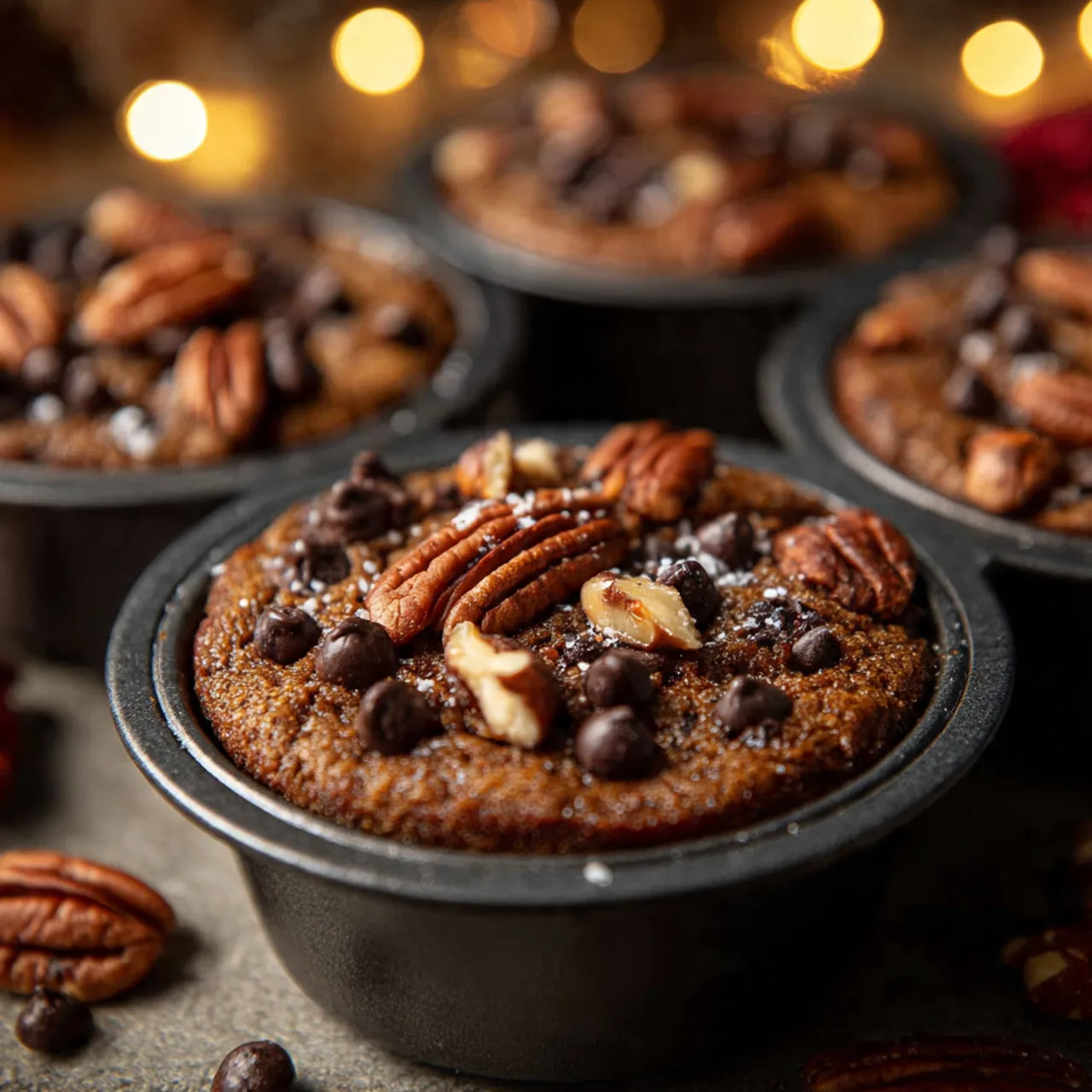 Mini Gingerbread Dump Cakes – Easy, Crowd-Pleasing Treat 8 Mini gingerbread dump cakes served warm