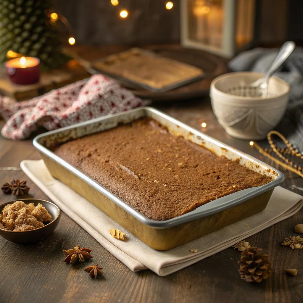 Best Holiday Spiced Gingerbread Dump Cake with Frosting Recipe 10 Baking spiced gingerbread dump cake with frosting