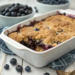Blueberry Cream Cheese Dump Cake – Easy Family-Favorite Dessert 12 baked blueberry cream cheese dump cake
