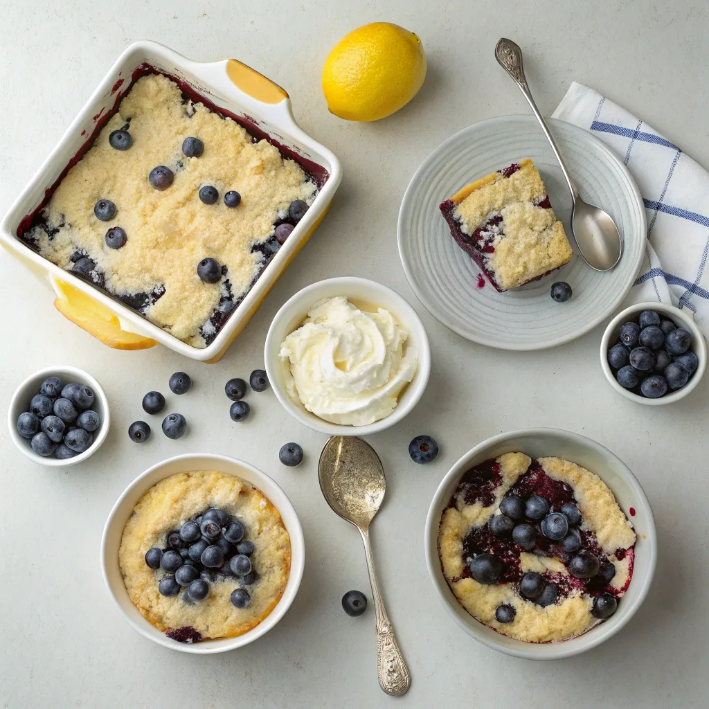 Blueberry Cream Cheese Dump Cake – Easy Family-Favorite Dessert 11 variations of blueberry cream cheese dump cake