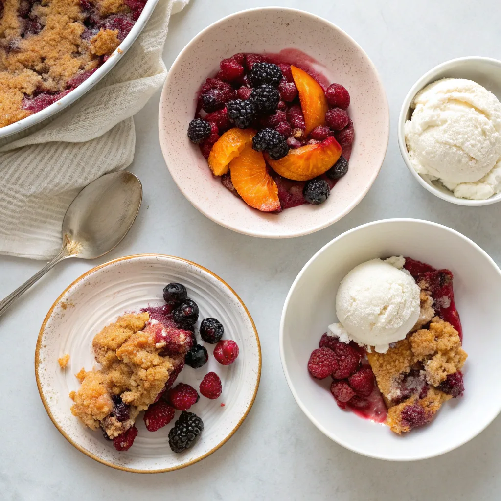 Blackberry Peach Dump Cake – Easy, Cozy, and Crowd-Pleasing Treat 11 variations of blackberry peach dump cake