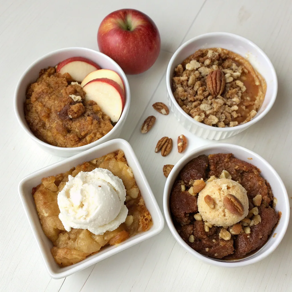 Best Apple Butter Dump Cake – Moist, Spiced, and Quick to Make 11 Four versions of apple butter dump cake
