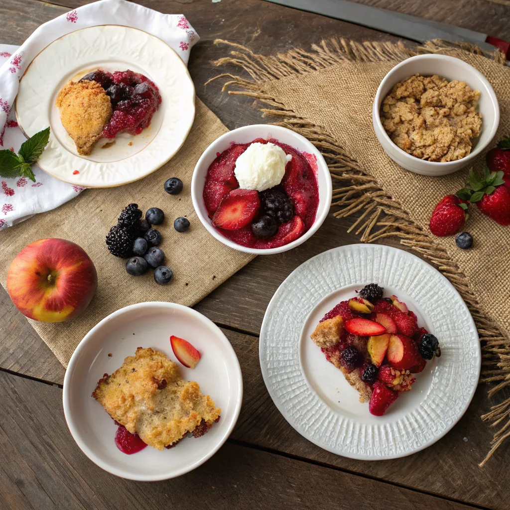 Vegan Dump Cake: Gourmet Fresh Fruit Dessert Everyone Will Love 11 Four variations of Vegan Dump Cake