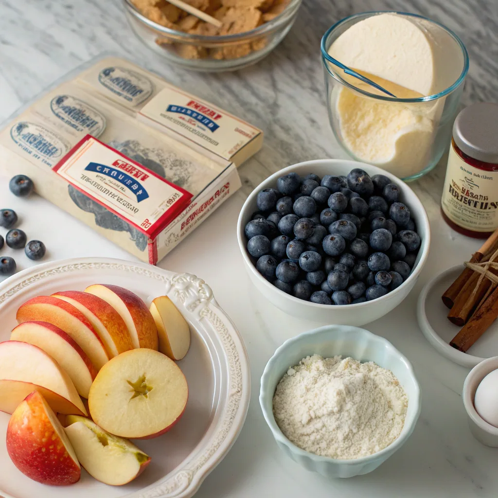 Easy Blueberry Apple Dump Cake – Juicy, Sweet, and Delicious 9 ingredients for blueberry apple dump cake