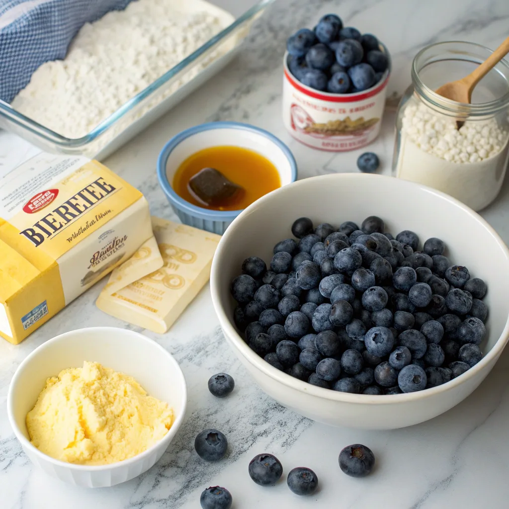 3 Ingredient Blueberry Cobbler Dump Cake Made Simple 9 Ingredients for blueberry cobbler dump cake