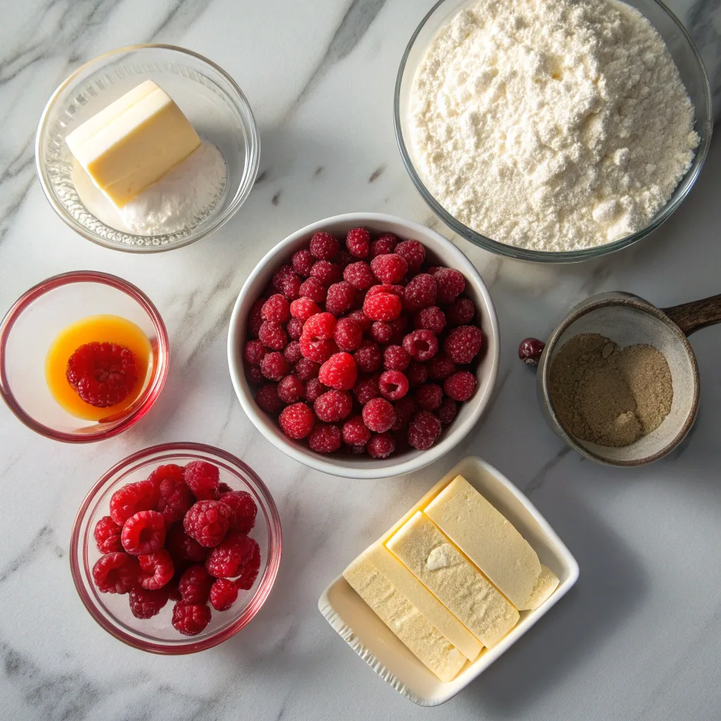 Cranberry Raspberry Dump Cake – Easy Family-Favorite Dessert Recipe (2025) 9 ingredients for cranberry raspberry dump cake