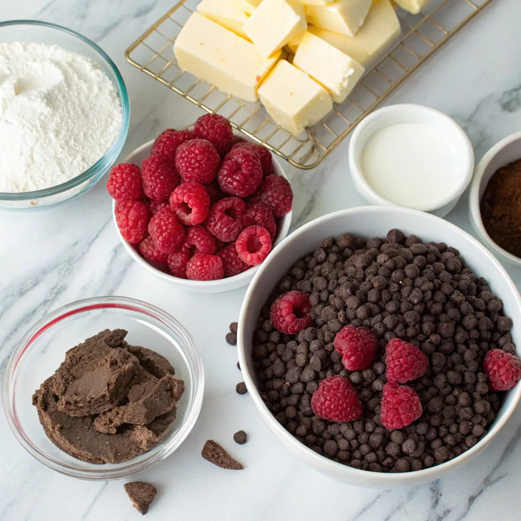 Raspberry Chocolate Dump Cake – Easy Family-Favorite Dessert 9 ingredients for raspberry chocolate dump cake