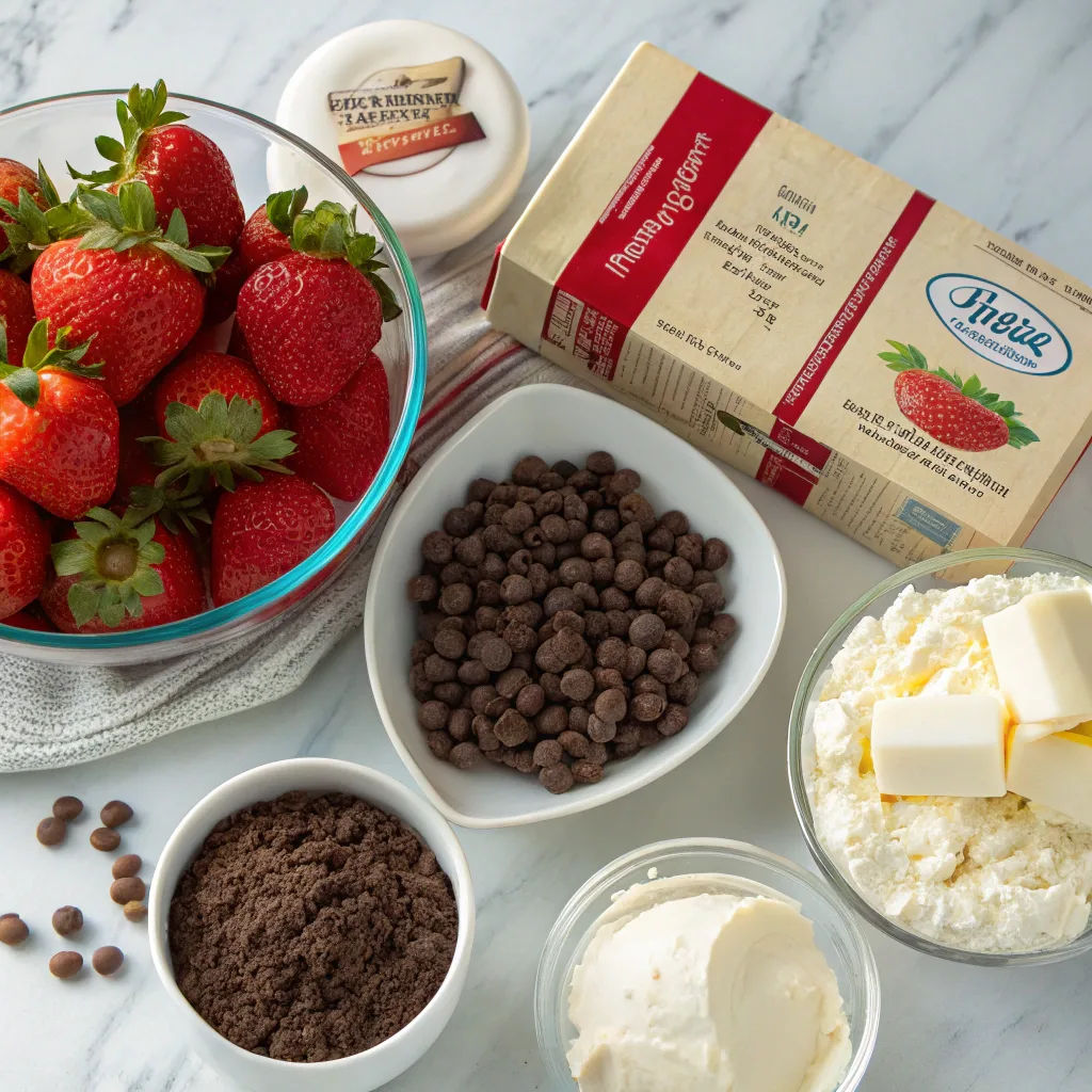 Strawberry Chocolate Dump Cake – Easy & Family-Favorite Dessert 9 Ingredients for Strawberry Chocolate Dump Cake
