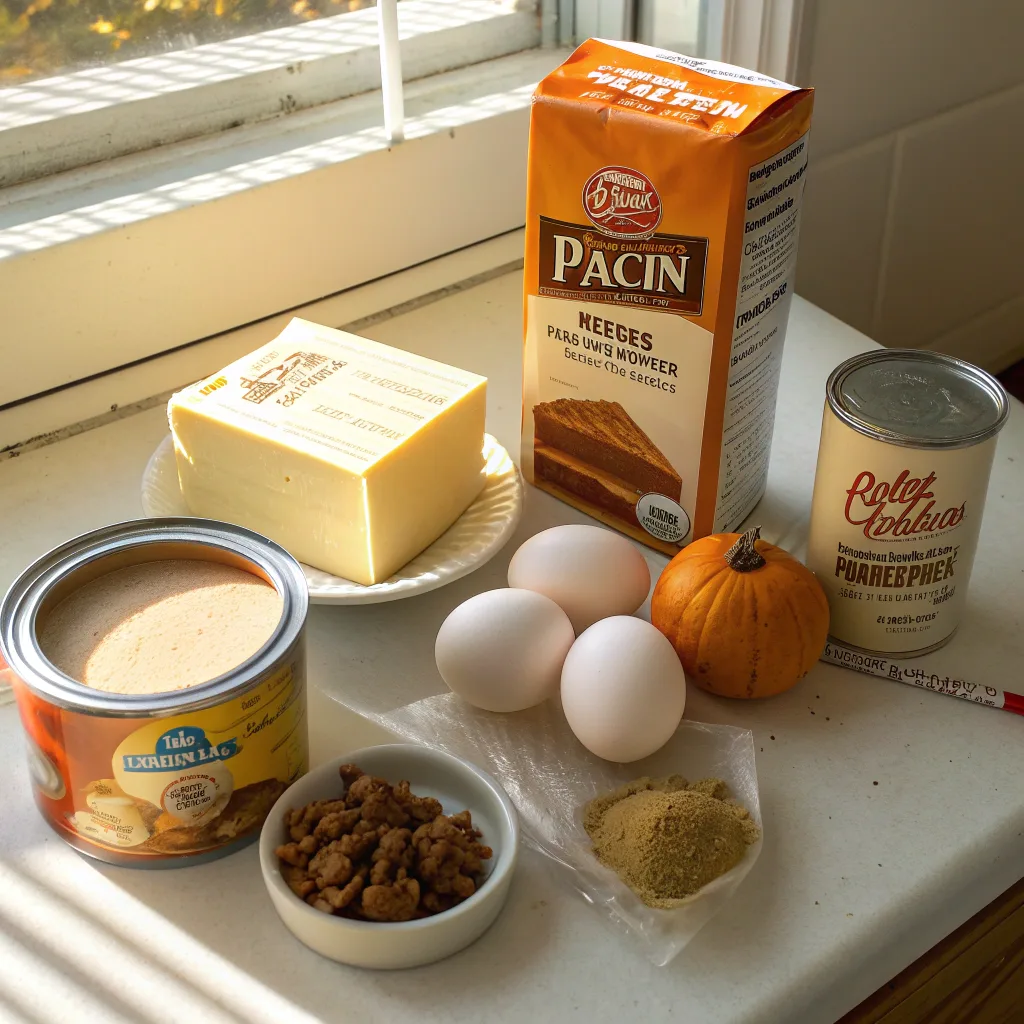 Mini Pumpkin Dump Cakes – Cozy One-Pan Dessert Recipe 9 ingredients for mini pumpkin dump cakes