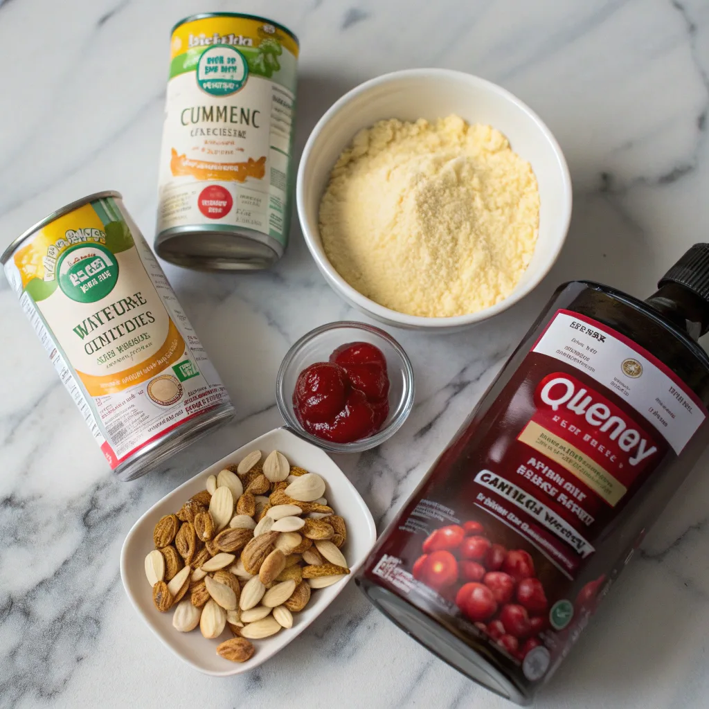 Easy & Delicious Vegan Cherry Almond Dump Cake for Any Occasion 9 Ingredients for Vegan Cherry Almond Dump Cake