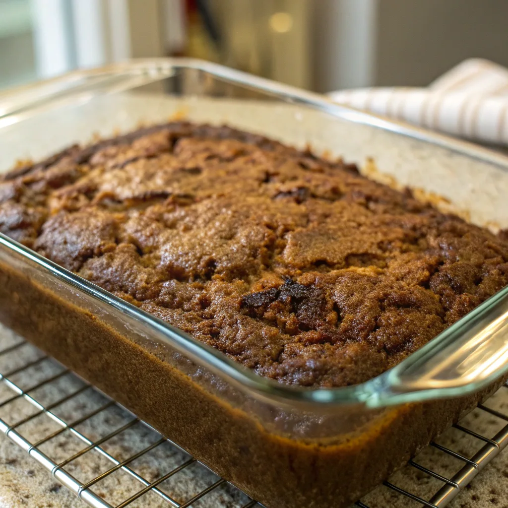 Festive Vegan Molasses Gingerbread Dump Cake – One-Pan Recipe 10 baking vegan molasses gingerbread dump cake