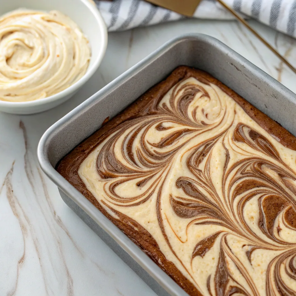 Gingerbread Cream Cheese Swirl Dump Cake – Old-Fashioned Holiday Classic 10 cooking gingerbread cream cheese swirl dump cake