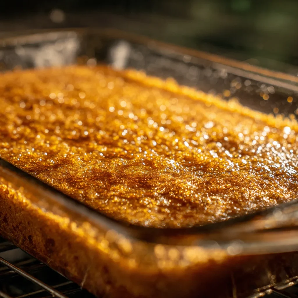 Classic Gingerbread Dump Cake – Best Comfort Dessert for Winter Nights 9 baking gingerbread dump cake