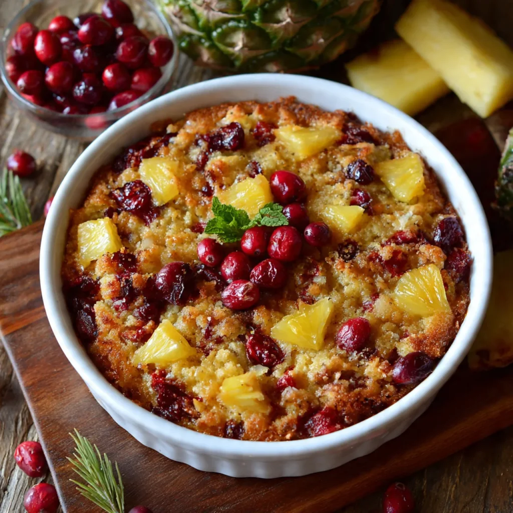 10 Peach Dump Cakes – Sweet, Juicy, and Perfect for Any Occasion 2 Pineapple Cranberry Dump Cake