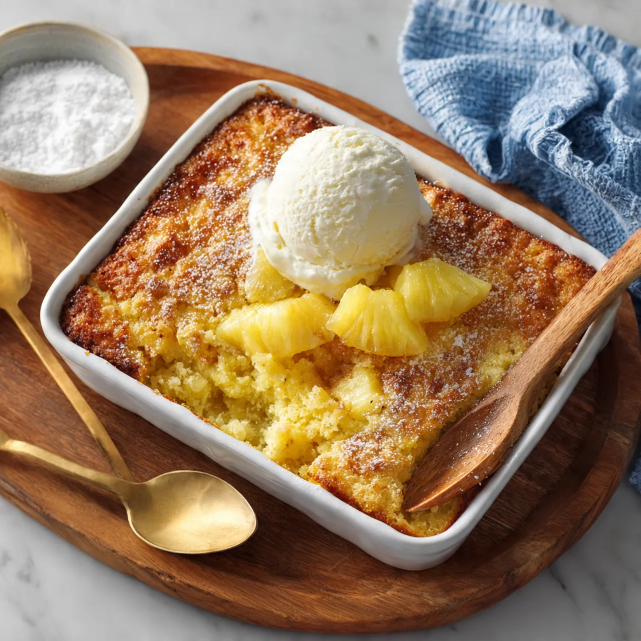 Pineapple Dump Cake – The 10 Best Tropical Dessert Recipes 1 Pineapple Dump Cakes