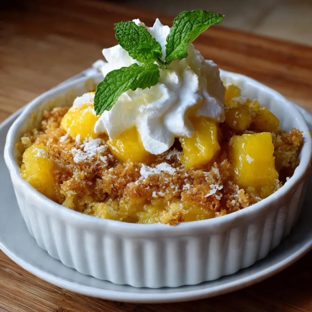 10 Peach Dump Cakes – Sweet, Juicy, and Perfect for Any Occasion 7 Pineapple Mango Dump Cake