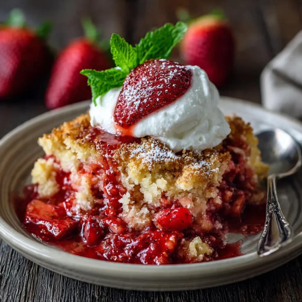 Pineapple Dump Cake – The 10 Best Tropical Dessert Recipes 6 Pineapple Strawberry Dump Cake