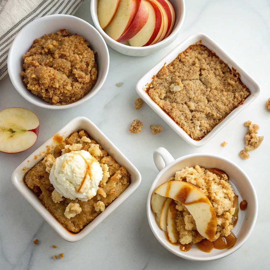 Quick Apple Dump Cake with Vanilla Glaze for Weeknights 11 Four versions of apple dump cake