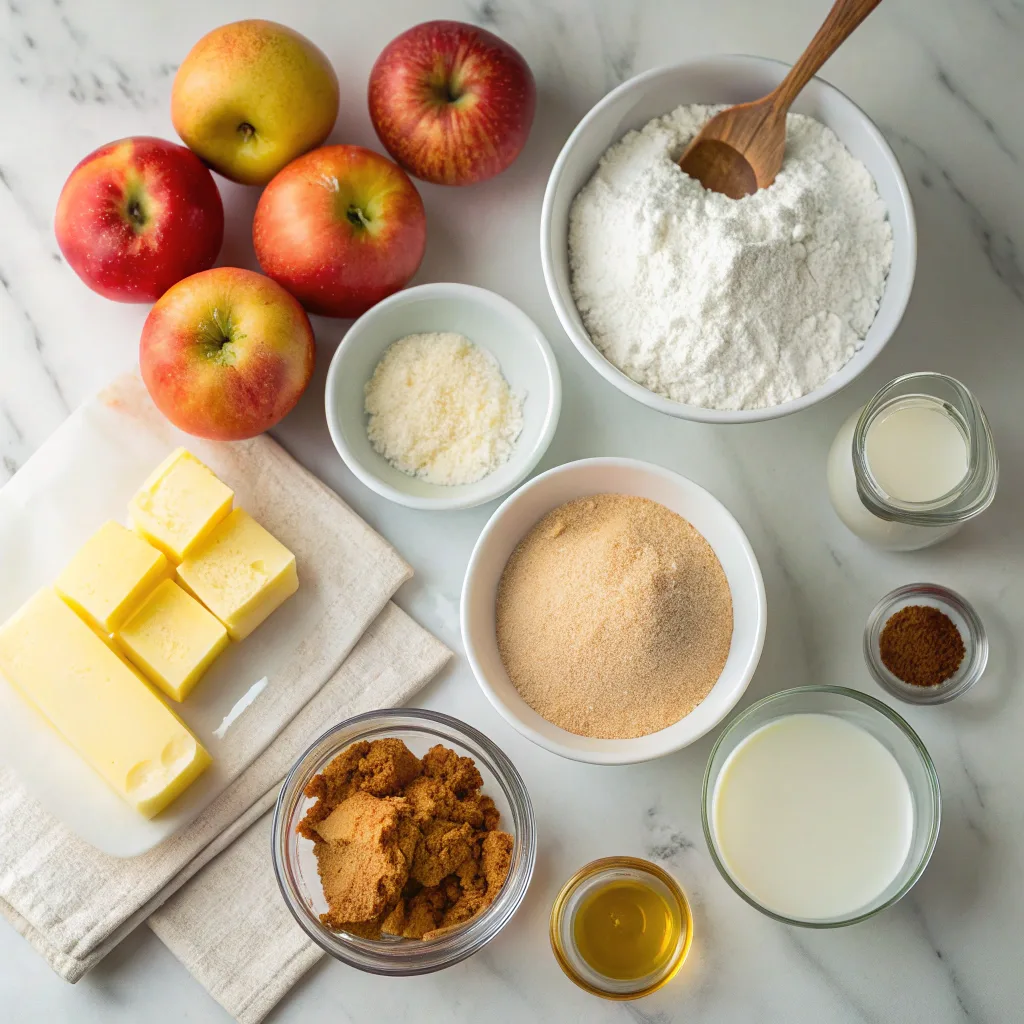 Quick Apple Dump Cake with Vanilla Glaze for Weeknights 9 Ingredients for apple dump cake