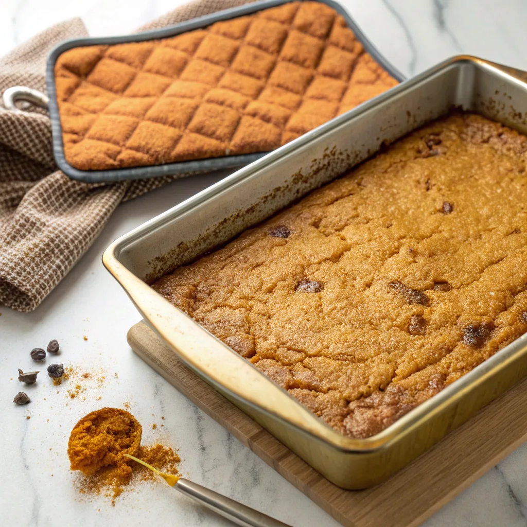 Vegan Pumpkin Dump Cake Bars – Simple, Warm, and Comforting 10 baking vegan pumpkin dump cake bars