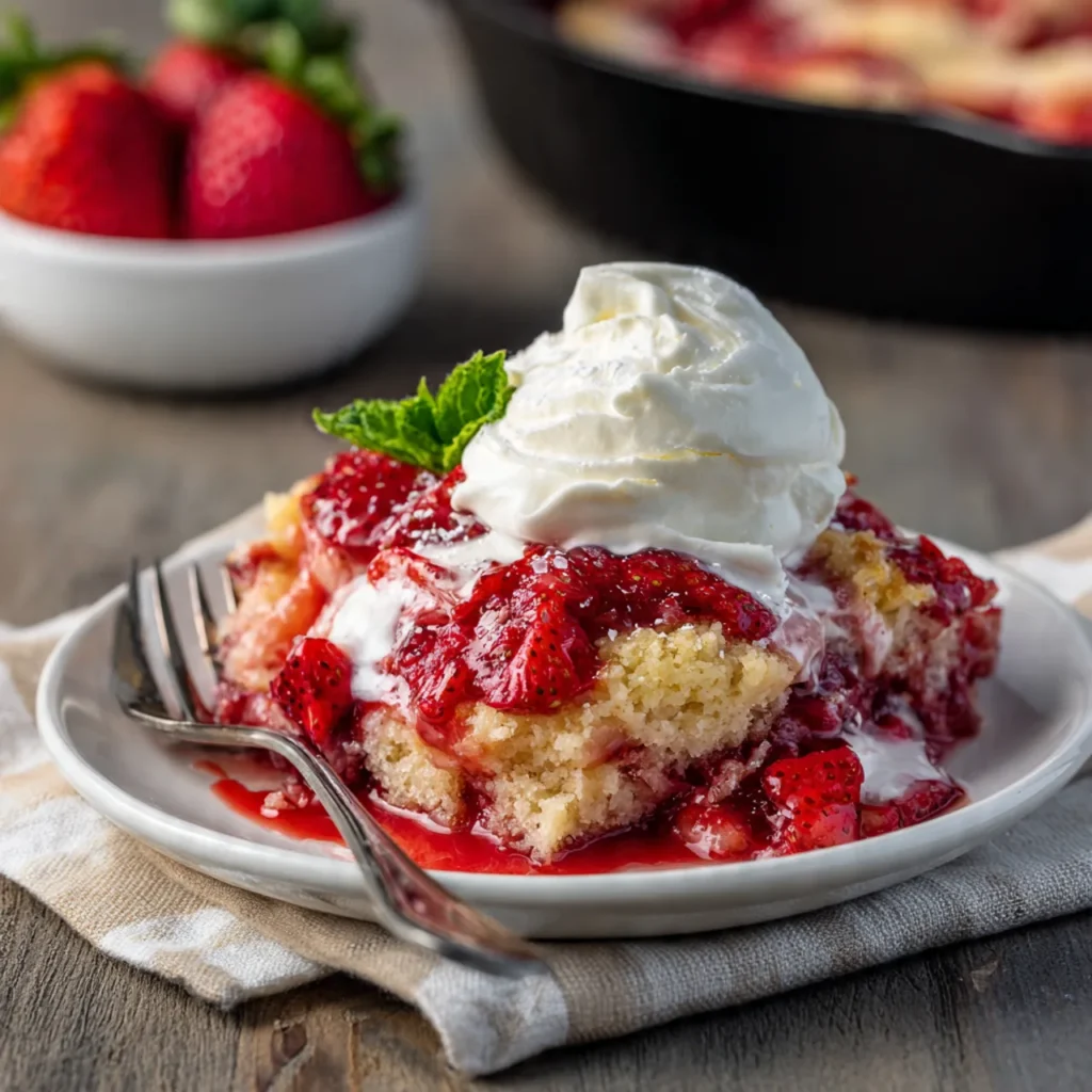 10 Strawberry Dump Cakes – Easy Family-Favorite Dessert Recipes (2025) 6 strawberry cream cheese dump cake