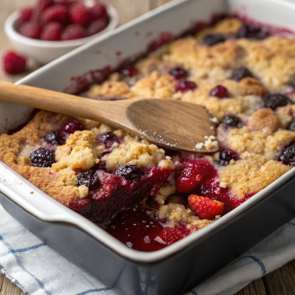 Quick & Delicious Triple Berry Dump Cake Recipe 10 baking triple berry dump cake