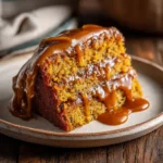 How to Make Caramel Pumpkin with Pumpkin Caramel Sauce 12 Slice of caramel pumpkin cake drizzled with pumpkin caramel sauce